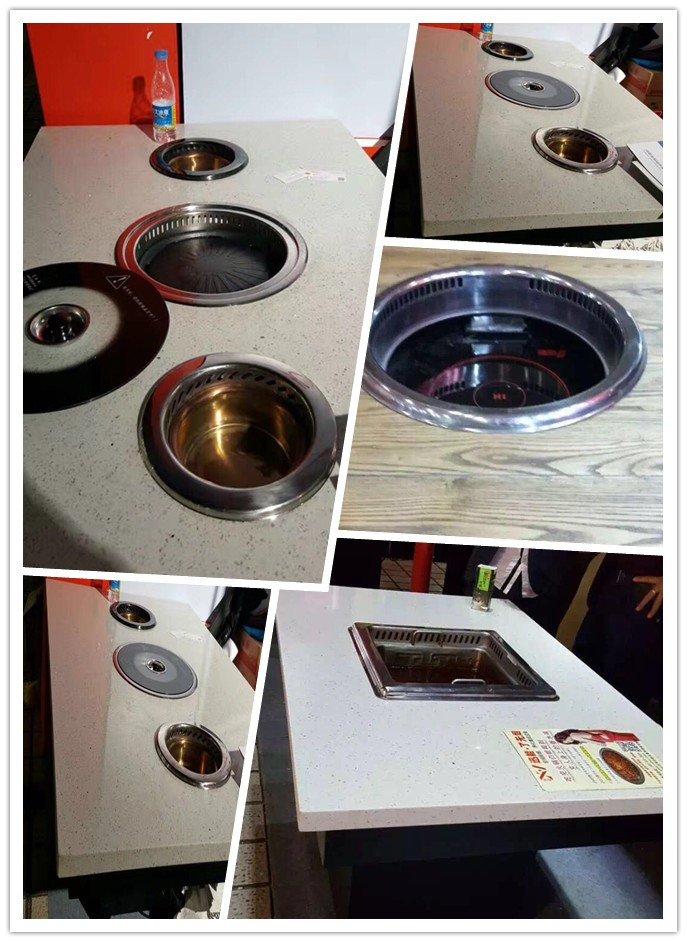 达芬家具无烟火锅桌首次推出