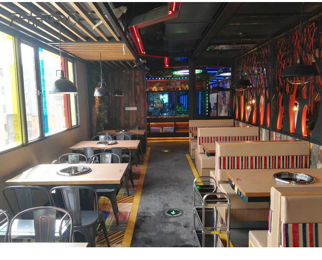 达芬家具无烟火锅桌首次推出