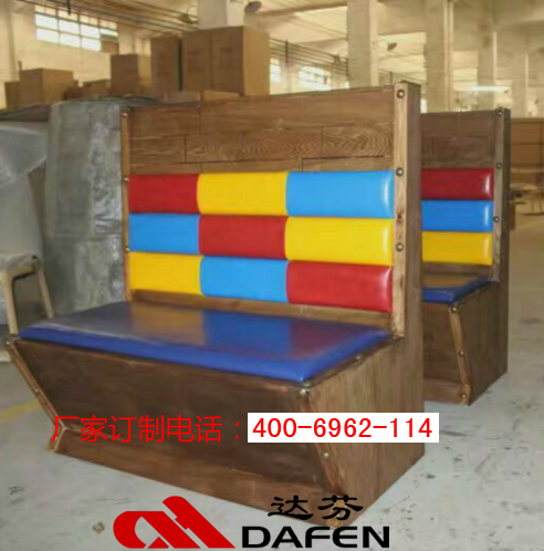 外婆菜餐厅卡座沙发标准化定制