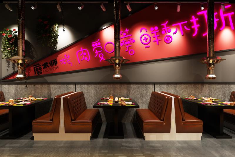 烤肉餐桌，餐桌椅