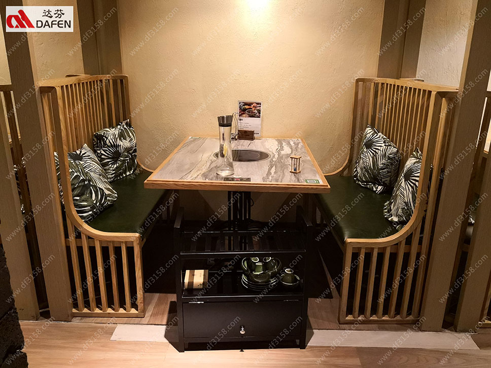 餐厅沙发卡坐定制案例